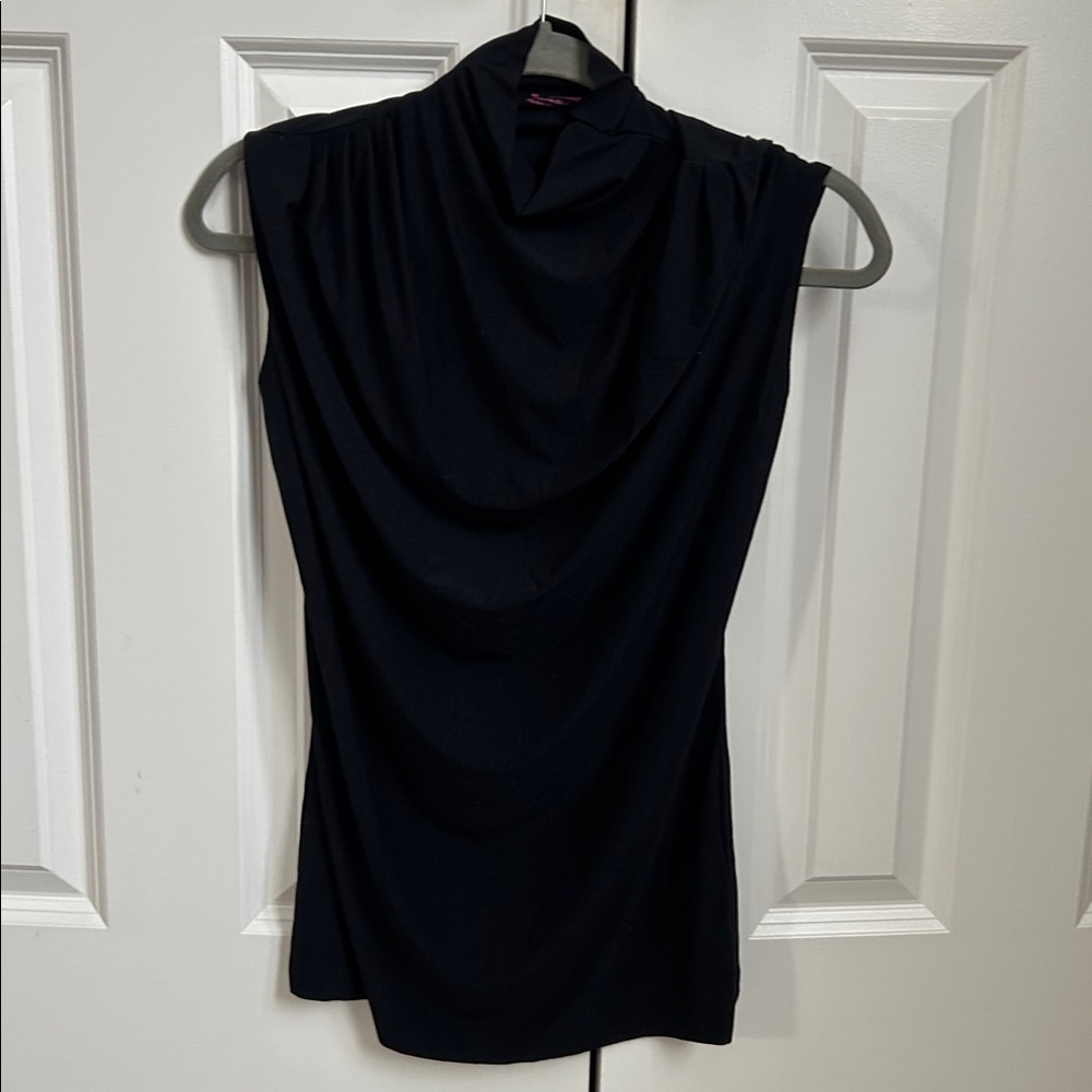 Commando Midnight Black Draped Blouse